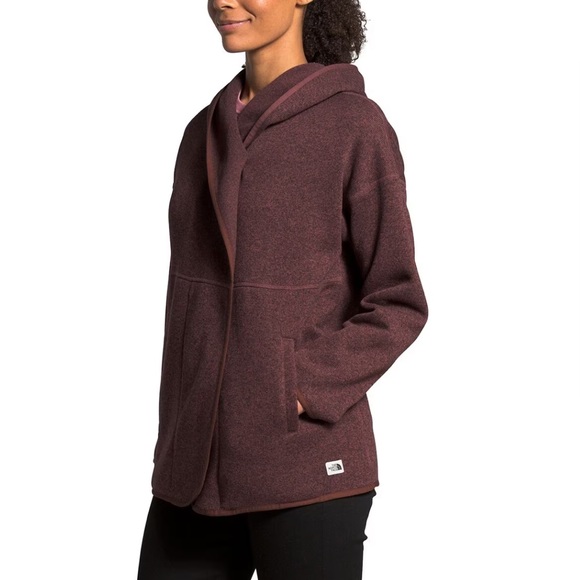 The North Face Sweaters - The North Face Womens Crescent Wrap Burgundy Size M